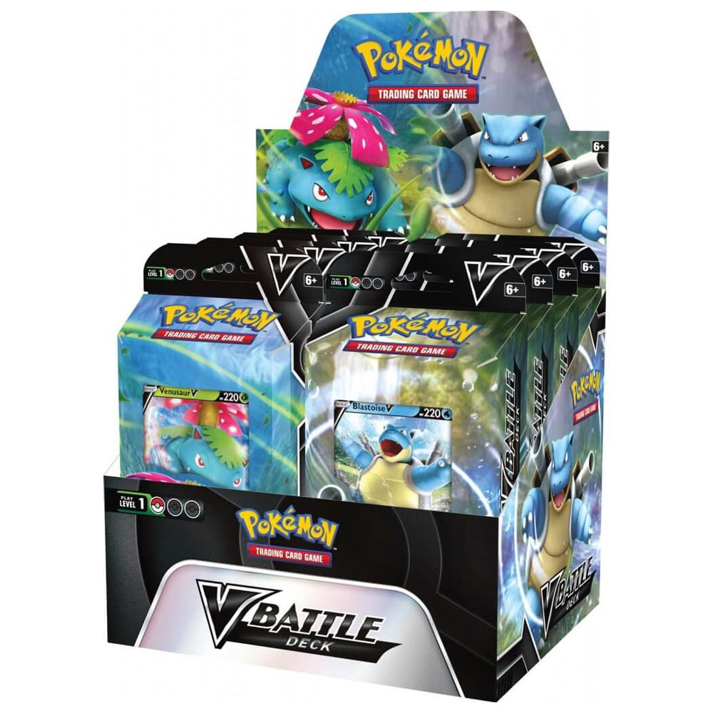 Pokemon TCG: Venusaur V & Blastoise V Battle Deck Faraway Island Collectibles Pokemon TCG: Venusaur V & Blastoise V Battle Deck Faraway Island Collectibles