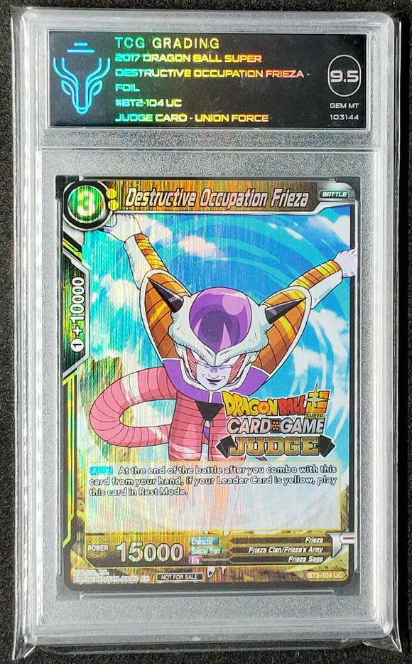 Dragon Ball Super TCG Destructive Occupation Frieza Foil Judge TCG Gra Faraway Island Collectibles Dragon Ball Super TCG Destructive Occupation Frieza Foil Judge TCG Gra Faraway Island Collectibles