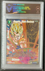 Dragon Ball Super TCG Gogeta, Hero Revived Foil BT5-038 SPR TCG Grading (9)