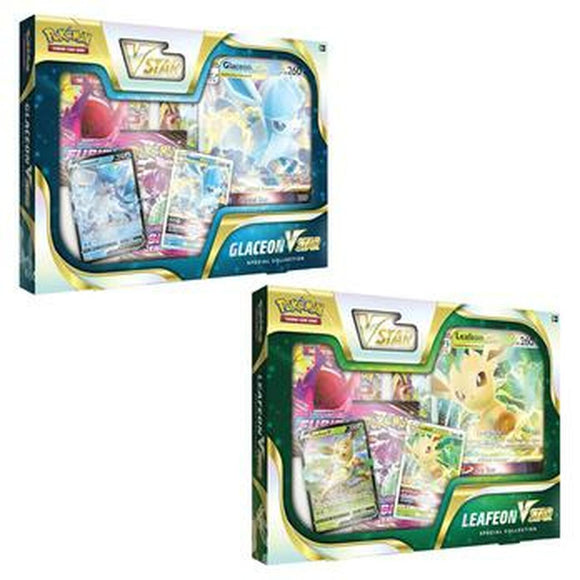 Pokemon TCG: Leafeon or Glaceon VSTAR Special Collection