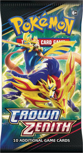 POKMON TCG Crown Zenith - Booster Packs Faraway Island Collectibles POKMON TCG Crown Zenith - Booster Packs Faraway Island Collectibles