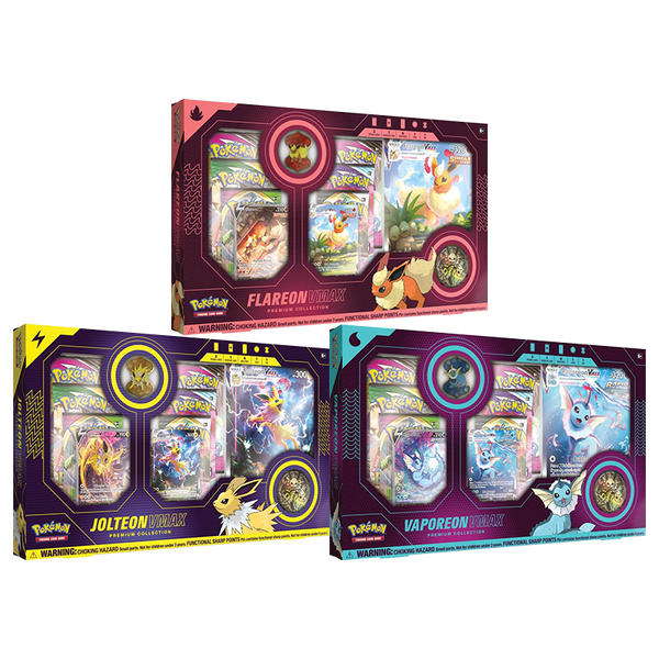 3 pokémon card vmax bundle POKÉMON TCG Eevee VMAX Premium Collection