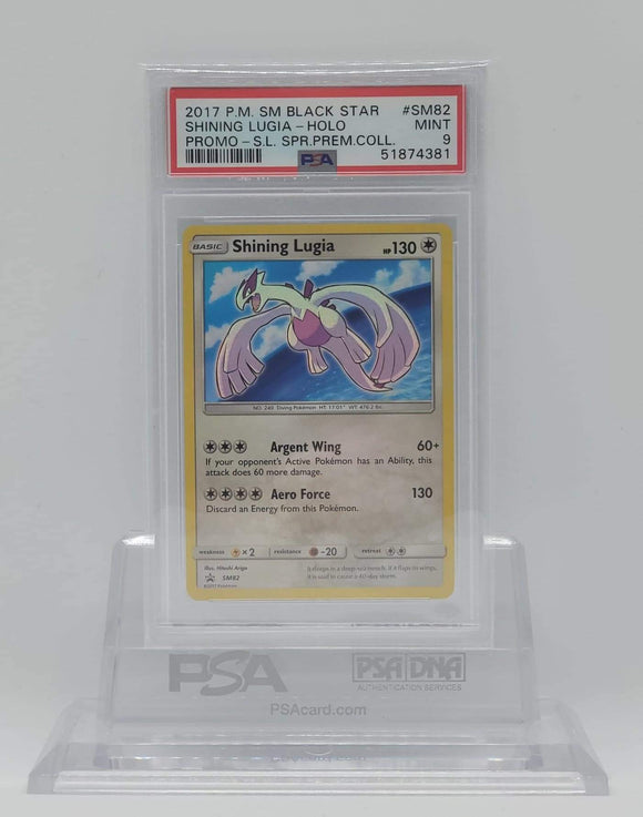 Pokemon Sun & Moon Promos Shining Legends SM82 Shining Lugia <b>PSA 9</b>