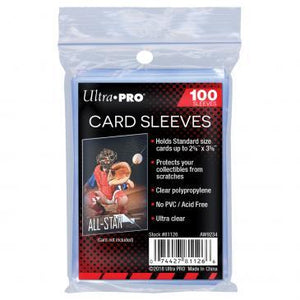 ULTRA PRO SOFT CARD SLEEVES - 2-1/2" X 3-1/2" Faraway Island Collectibles ULTRA PRO SOFT CARD SLEEVES - 2-1/2" X 3-1/2" Faraway Island Collectibles